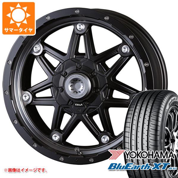 【タイヤ交換対象】T31エクストレイル用 サマータイヤ ヨコハマ ブルーアースXT AE61 215/70R16 100H クリムソン MG ライカン 7.0-16 タイヤホイール4本セット