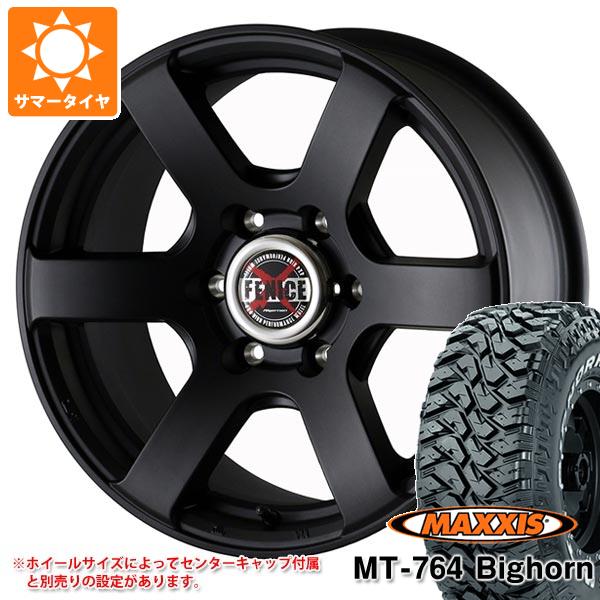 【タイヤ交換対象】サマータイヤ 265/70R17 118/115Q 8PR マキシス MT-764 ビッグホーン ホワイトレター ドゥオール フェニーチェ クロス XC6 8.0-17 タイヤホイール4本セット