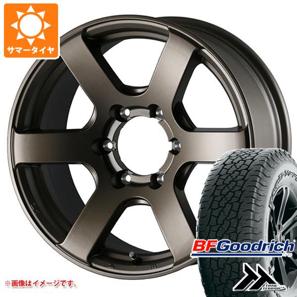 【タイヤ交換対象】アウトランダー GF/GG系用 サマータイヤ BFグッドリッチ トレールテレーンT/A 225/65R17 102T アウトラインホワイトレター ドゥオール フェニーチェ クロス XC6 7.5-17 タイヤホイール4本セット