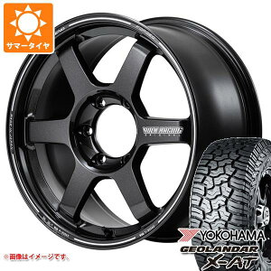 【タイヤ交換対象】ランドクルーザー300用 サマータイヤ ヨコハマ ジオランダー X-AT G016 265/65R18 114T ブラックレター レイズ ボルクレーシング TE37 ラージP.C.D. プログレッシブモデル2 8.5-18 タイヤホイール4本セット