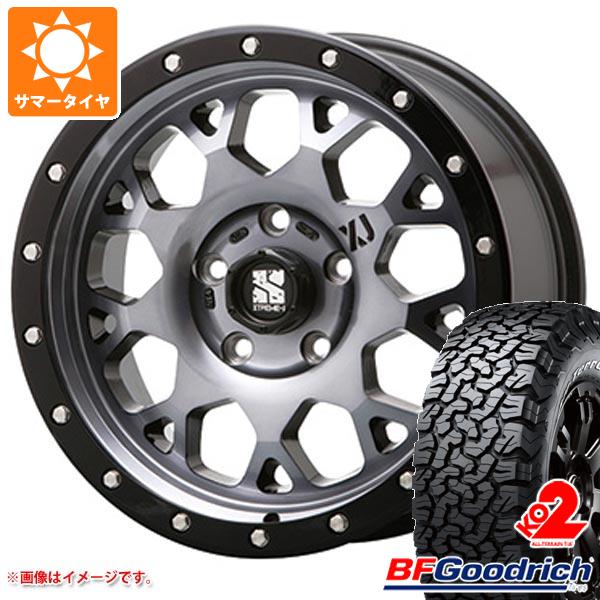 【タイヤ交換対象】エクリプスクロス GK系用 サマータイヤ BFグッドリッチ オールテレーンT/A KO2 LT225/65R17 107/103S ブラックレター MLJ エクストリームJ XJ04 7.0-17 タイヤホイール4本セット