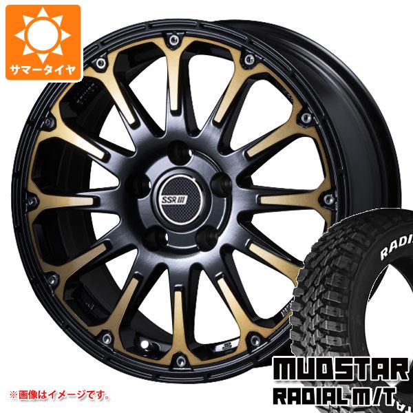 【タイヤ交換対象】エクリプスクロス GK系用 サマータイヤ マッドスター ラジアル M/T 225/70R16 103S ホワイトレター SSR ディバイド FT 7.0-16 タイヤホイール4本セット