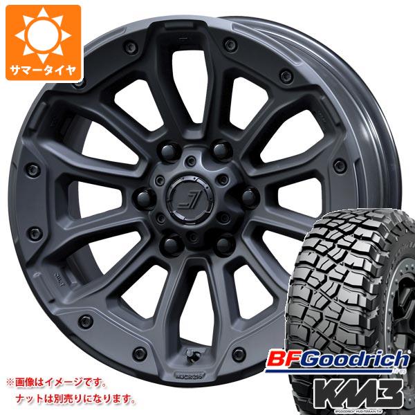 【タイヤ交換対象】FJクルーザー 10系用 サマータイヤ BFグッドリッチ マッドテレーンT/A KM3 LT265/70R17 121/118Q ジェップセン MJCR 216 8.0-17 タイヤホイール4本セット