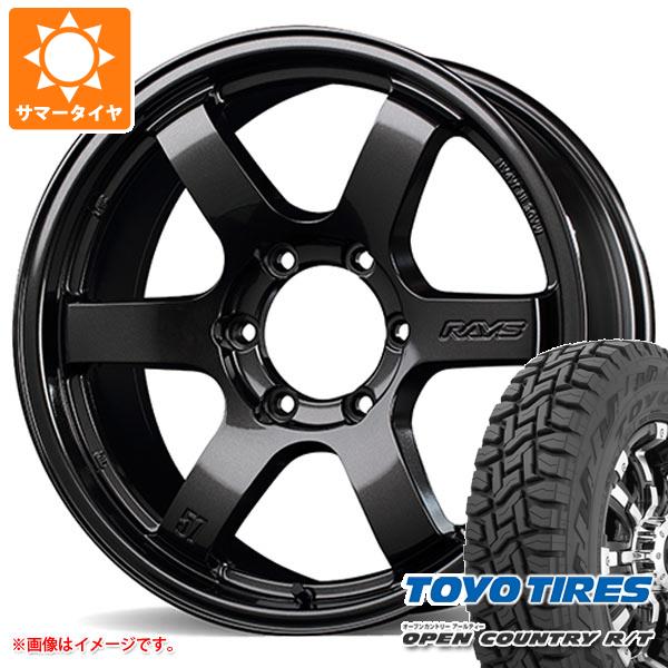 【タイヤ交換対象】ハイエース 200系用 2024年製 サマータイヤ トーヨー オープンカントリー R/T 215/65R16C 109/107Q ホワイトレター レイズ グラムライツ 57DR-X 6.5-16 タイヤホイール4本セット 1