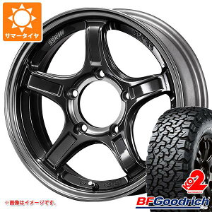 【タイヤ交換対象】ジムニーシエラ JB74W用 2023年製 サマータイヤ BFグッドリッチ オールテレーンT/A KO2 LT215/70R16 100/97R ホワイトレター SSR ディバイド X03J 5.5-16 タイヤホイール4本セット