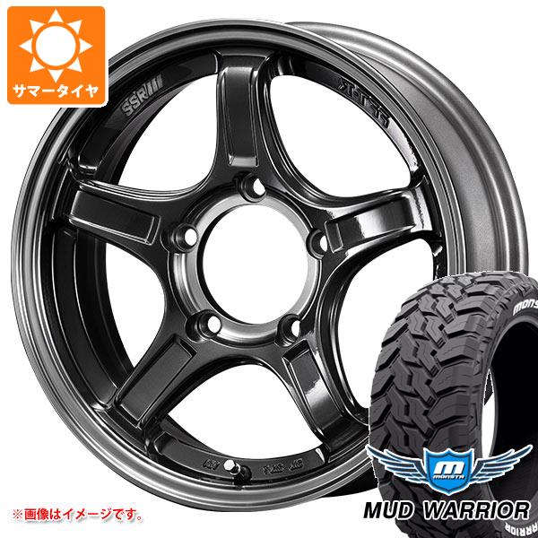 【タイヤ交換対象】ジムニー JB64W用 2026年製 サマータイヤ モンスタ マッドウォーリアー LT215/70R16 107/105Q ホワイトレター SSR ディバイド X03J 5.5-16 タイヤホイール4本セット