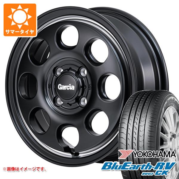 【タイヤ交換対象】キャリイ DA16T用 2024年製 サマータイヤ ヨコハマ ブルーアースRV RV03CK 165/65R15 81S ガルシア パーム8 4.5-15 タイヤホイール4本セット