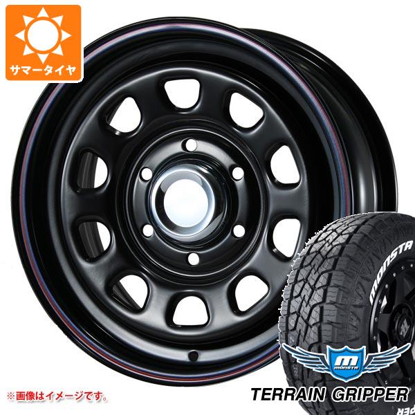 【タイヤ交換対象】NV350キャラバン E26用 サマータイヤ モンスタ テレーングリッパー 215/70R16 107/105Q LT ホワイトレター MLJ デイトナ SS 6.5-16 タイヤホイール4本セット