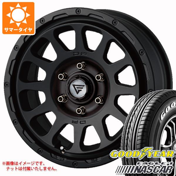 【タイヤ交換対象】ハイエース 200系用 2024年製 サマータイヤ グッドイヤー イーグル ＃1 ナスカー 215/65R16C 109/107R ホワイトレター デルタフォース オーバル 7.0-16 タイヤホイール4本セット