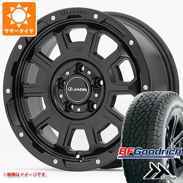 【タイヤ交換対象】エクリプスクロス GK系用 サマータイヤ BFグッドリッチ トレールテレーンT/A 225/65R17 102T アウトラインホワイトレター ジャオス アダマス BL5 7.5-17 タイヤホイール4本セット