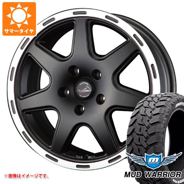【タイヤ交換対象】ジープ レネゲード BU/BV系用 サマータイヤ モンスタ マッドウォーリアー LT215/70R16 107/105Q ホワイトレター ラ・ストラーダ ティラード クロス タイヤホイール4本セット
