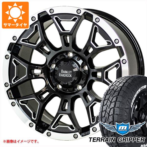 ジープ グランドチェロキー WK系用 サマータイヤ モンスタ テレーングリッパー 265/60R18 114T XL ホワイトレター バークレイハードロック エルバート タイヤホイール4本セット