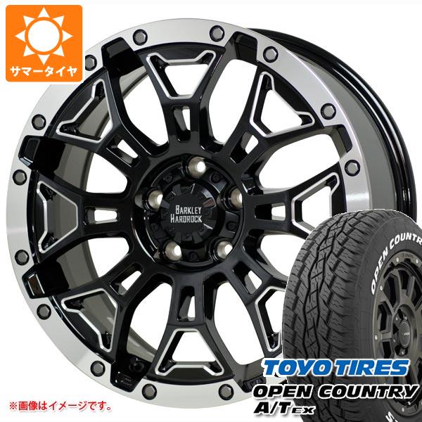 RAV4 50系用 サマータイヤ トーヨー オープンカントリー A/T EX 235/60R18 103H アウトサイドホワイトレター バークレイハードロック エルバート 7.5-18 タイヤホイール4本セット