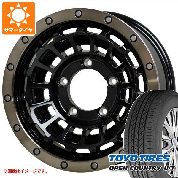 ジムニー JB64W用 サマータイヤ トーヨー オープンカントリー U/T 215/70R16 100H バークレイハードロック ローガン 5.5-16 タイヤホイール4本セット