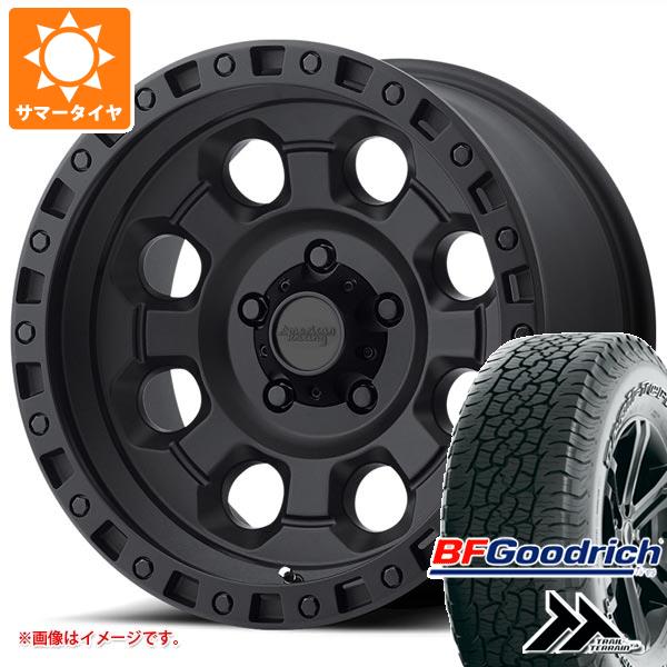 【タイヤ交換対象】ジープ ラングラー JK/JL系用 サマータイヤ BFグッドリッチ トレールテレーンT/A 265/65R18 114T アウトラインホワイトレター アメリカンレーシング AR201 タイヤホイール4本セット