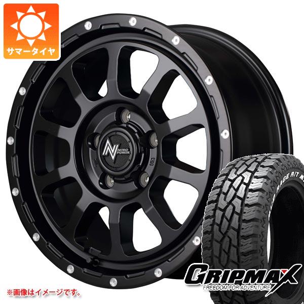 【タイヤ交換対象】アウトランダー GF/GG系用 サマータイヤ グリップマックス マッドレイジ R/T MAX LT215/70R16 100/97R ホワイトレター ナイトロパワー M10 パーシング 7.0-16 タイヤホイール4本セット