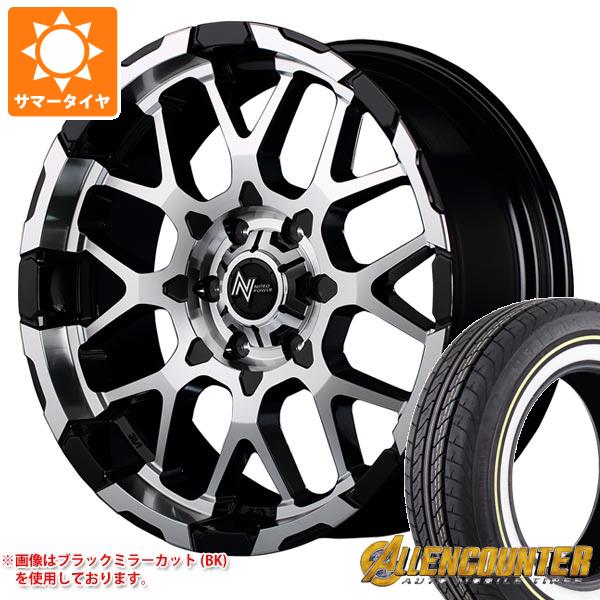 【タイヤ交換対象】ニッサン NV350キャラバン E26用 サマータイヤ オーレンカウンター クラシックオーバル 215/65R16C 109/107T ホワイト/イエローリボン ナイトロパワー M28 バレット 6.5-16 タイヤホイール4本セット