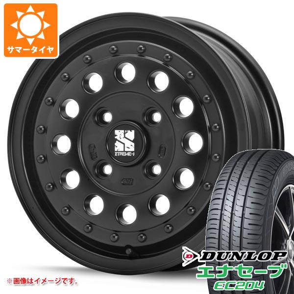 【タイヤ交換対象】エブリイバン DA17V用 サマータイヤ ダンロップ エナセーブ EC204 165/65R14 79S MLJ エクストリームJ ラギッド 5.0-14 タイヤホイール4本セット