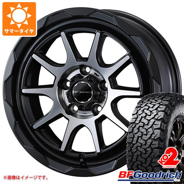 【タイヤ交換対象】サマータイヤ 265/65R18 122/119R BFグッドリッチ オールテレーンT/A KO2 ホワイトレター マッドヴァンス06 8.0-18 タイヤホイール4本セット