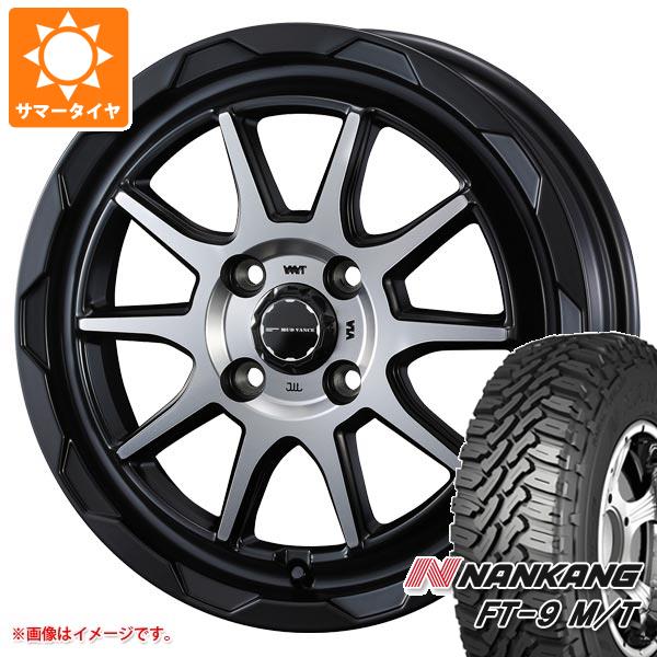 【タイヤ交換対象】エブリイバン DA17V用 サマータイヤ ナンカン FT-9 M/T 165/60R15 77S ホワイトレター マッドヴァンス06 4.5-15 タイヤホイール4本セット