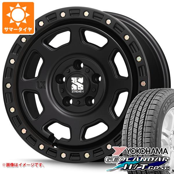 【タイヤ交換対象】ジープ ラングラー JK/JL系用 サマータイヤ ヨコハマ ジオランダー H/T G056 265/70R17 115S ブラックレター MLJ エクストリームJ XJ07 タイヤホイール4本セット