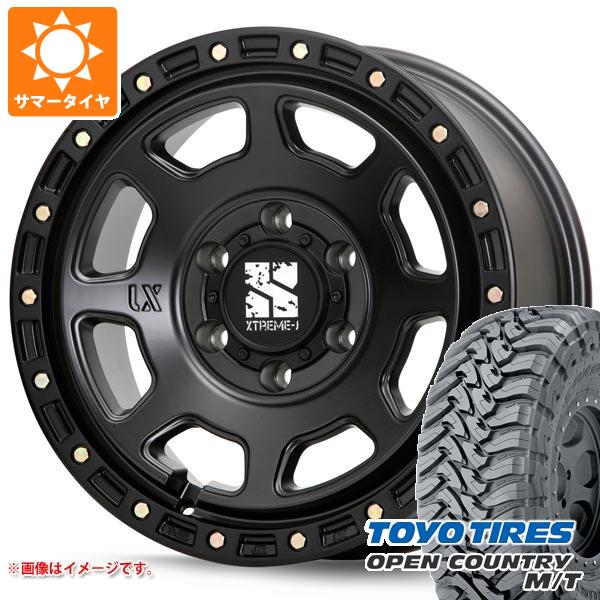 【タイヤ交換対象】ランドクルーザー プラド 150系用 サマータイヤ トーヨー オープンカントリー M/T LT265/65R17 120/117P ブラックレター MLJ エクストリームJ XJ07 8.0-17 タイヤホイール4本セット