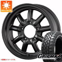 【タイヤ交換対象】ジムニー JB64W用 サマータイヤ グリップマックス マッドレイジ R/T MAX LT215/70R16 100/97R ホワイトレター ファブレス ヴァローネ MC-9 5.5-16 タイヤホイール4本セット