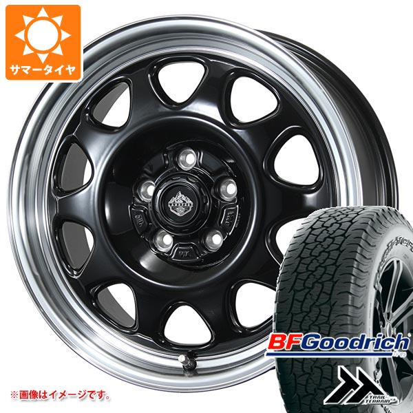 【タイヤ交換対象】エクリプスクロス GK系用 サマータイヤ BFグッドリッチ トレールテレーンT/A 235/65R17 108T XL アウトラインホワイトレター ランドフット SWZ 7.0-17 タイヤホイール4本セット
