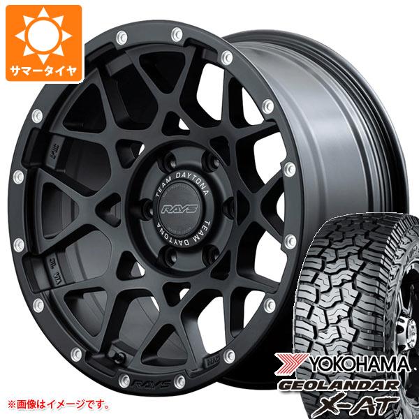 【タイヤ交換対象】ランドクルーザー300用 サマータイヤ ヨコハマ ジオランダー X-AT G016 275/55R20 117T XL ブラックレター レイズ デイトナ M8 9.0-20 タイヤホイール4本セット