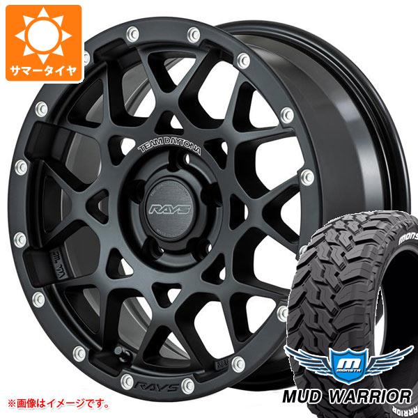 【タイヤ交換対象】5本セット ジープ ラングラー JK/JL系用 サマータイヤ モンスタ マッドウォーリアー LT265/70R17 121/118Q ホワイトレター レイズ デイトナ M8 タイヤホイール5本セット