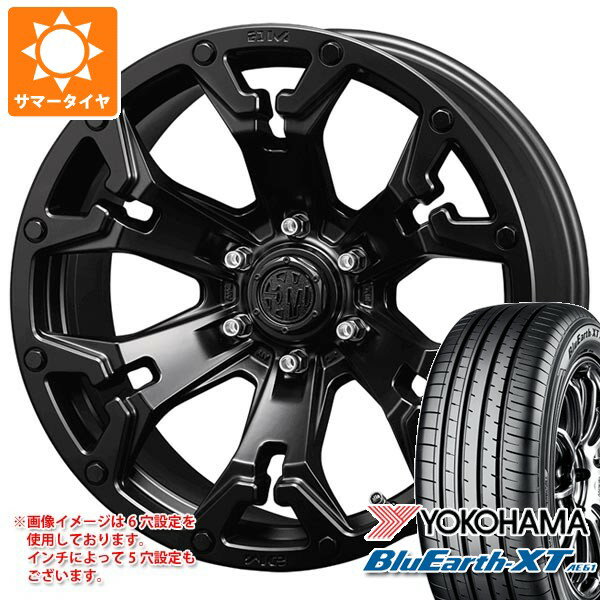 【タイヤ交換対象】T31エクストレイル用 サマータイヤ ヨコハマ ブルーアースXT AE61 215/70R16 100H クリムソン MG ゴーレム 7.0-16 タイヤホイール4本セット