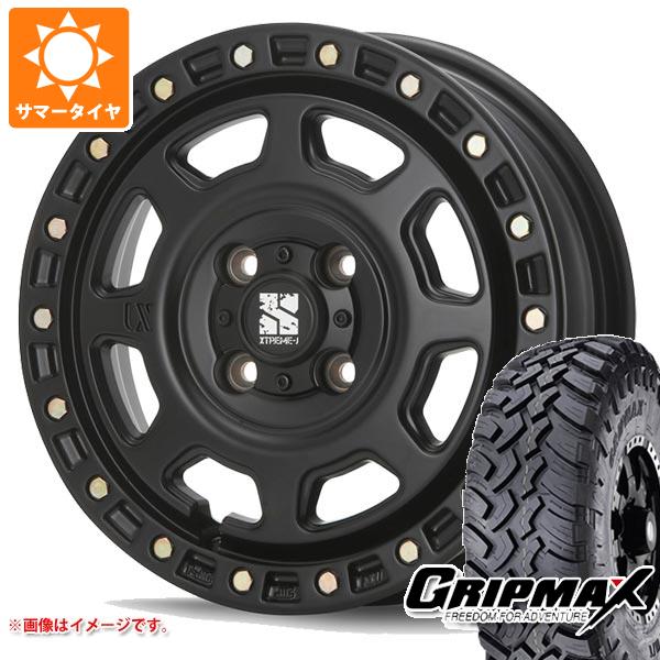 【タイヤ交換対象】アトレーワゴン S300系用 サマータイヤ グリップマックス マッドレイジ M/T 185R14C 102/100Q ホワイトレター MLJ エクストリームJ XJ07 4.5-14 タイヤホイール4本セット