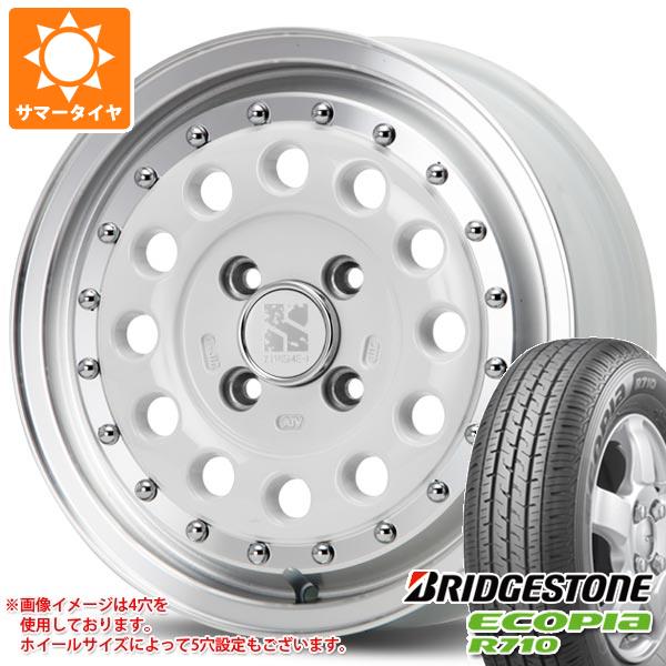 【タイヤ交換対象】ハスラー用 サマータイヤ ブリヂストン エコピア R710 165/80R14 97/95N (165R14 8PR相当) MLJ エクストリームJ ラギッド 5.0-14 タイヤホイール4本セット