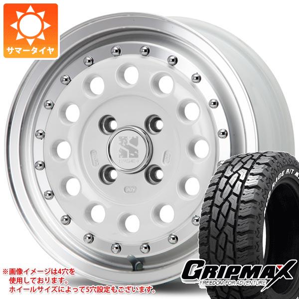 【タイヤ交換対象】エブリイワゴン DA17W用 サマータイヤ グリップマックス マッドレイジ R/T MAX 145R14C 85/83Q ホワイトレター MLJ エクストリームJ ラギッド 5.0-14 タイヤホイール4本セット