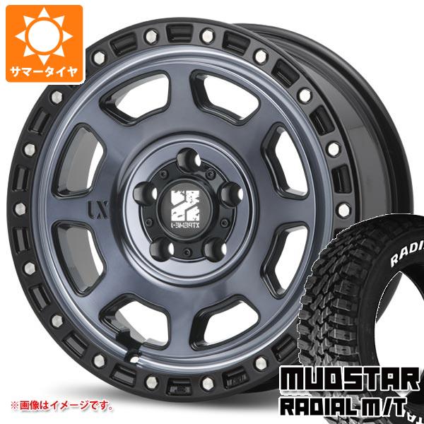 【タイヤ交換対象】サマータイヤ 225/65R17 102T マッドスター ラジアル M/T ホワイトレター MLJ エクストリームJ XJ07 5穴 GBM 8.0-17 タイヤホイール4本セット