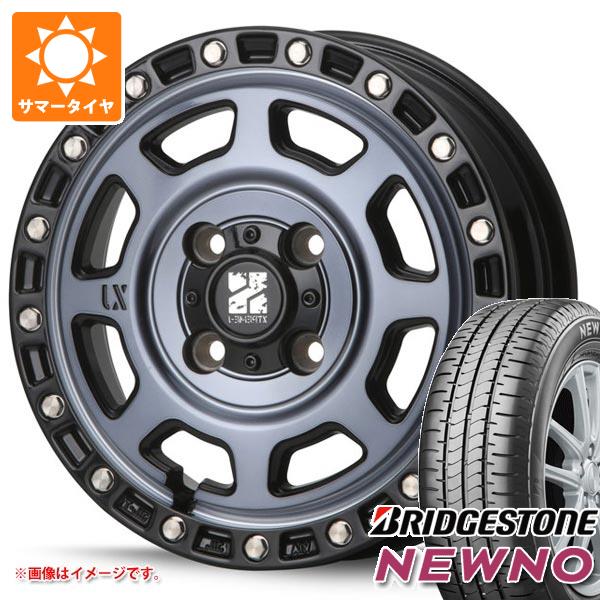 【タイヤ交換対象】アトレーワゴン S300系用 2024年製 サマータイヤ ブリヂストン ニューノ 165/60R15 77H MLJ エクストリームJ XJ07 4.5-15 タイヤホイール4本セット