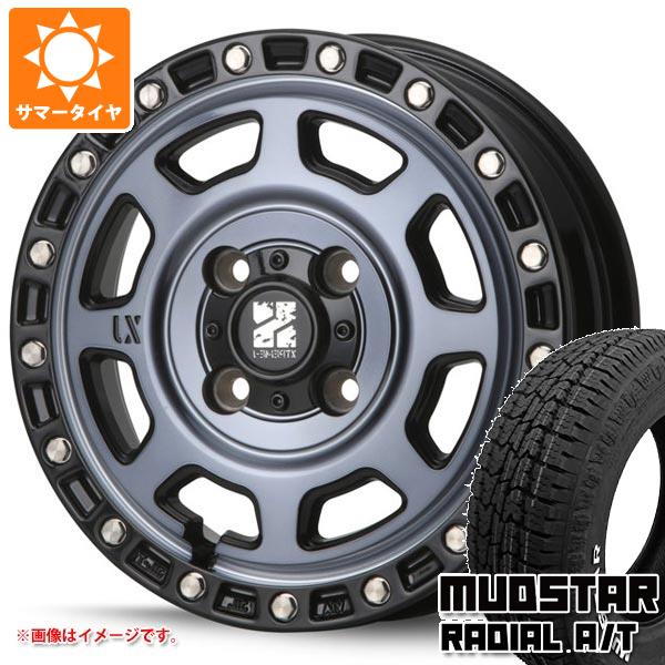 【タイヤ交換対象】キャリイ DA16T用 サマータイヤ マッドスター ラジアル A/T 165/65R14 79S ホワイトレター MLJ エクストリームJ XJ07 4.5-14 タイヤホイール4本セット