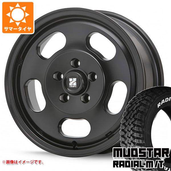 【タイヤ交換対象】T31エクストレイル用 サマータイヤ マッドスター ラジアル M/T 215/70R16 100T ホワイトレター MLJ エクストリームJ Dスロット 6.5-16 タイヤホイール4本セット
