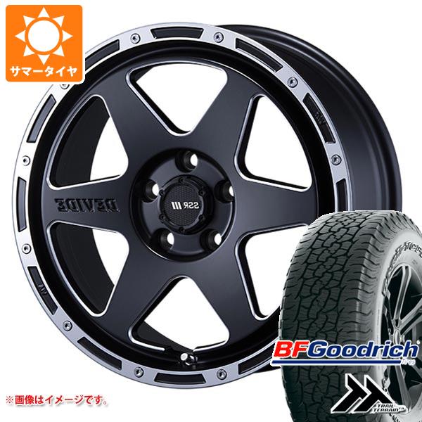 【タイヤ交換対象】エクリプスクロス GK系用 サマータイヤ BFグッドリッチ トレールテレーンT/A 235/65R17 108T XL アウトラインホワイトレター SSR ディバイド TR-6 7.0-17 タイヤホイール4本セット