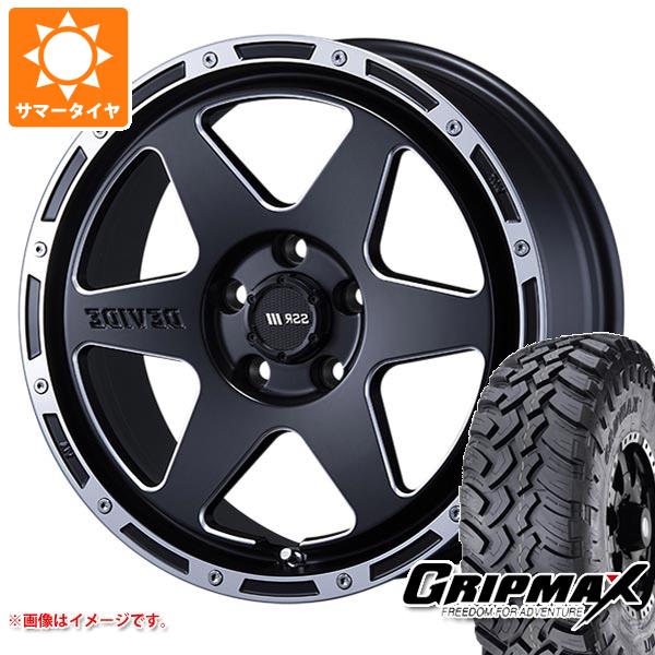 【タイヤ交換対象】アウトランダー GF/GG系用 サマータイヤ グリップマックス マッドレイジ M/T LT235/70R16 106Q ホワイトレター SSR ディバイド TR-6 7.0-16 タイヤホイール4本セット