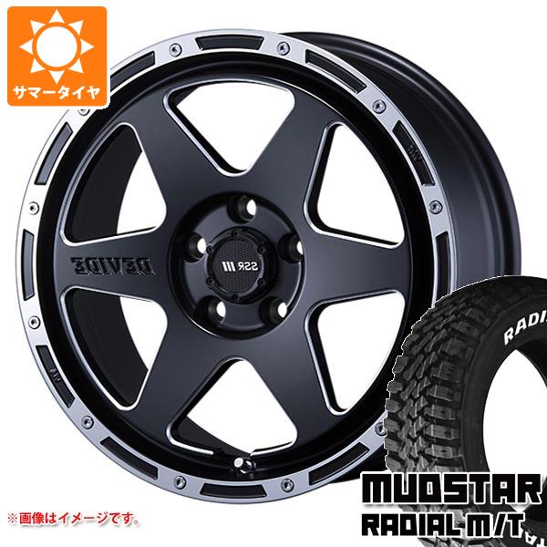 【タイヤ交換対象】エクリプスクロス GK系用 サマータイヤ マッドスター ラジアル M/T 225/70R16 103S ホワイトレター SSR ディバイド TR-6 7.0-16 タイヤホイール4本セット