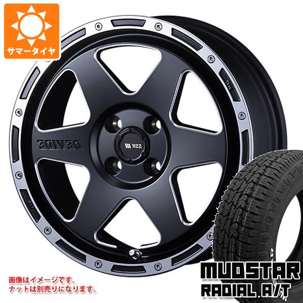 【タイヤ交換対象】キャリイ DA16T用 サマータイヤ マッドスター ラジアル A/T 165/65R14 79S ホワイトレター SSR ディバイド TR-6 4.5-14 タイヤホイール4本セット