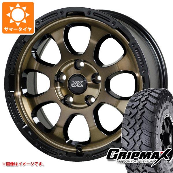 【タイヤ交換対象】アウトランダー GF/GG系用 サマータイヤ グリップマックス マッドレイジ M/T LT235/70R16 106Q ホワイトレター マッドクロスグレイス 7.0-16 タイヤホイール4本セット