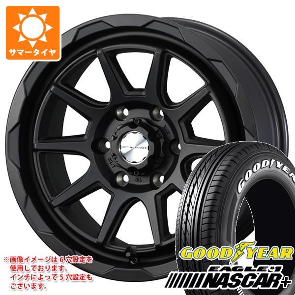 【タイヤ交換対象】T31エクストレイル用 2026年製 サマータイヤ グッドイヤー イーグル ＃1 ナスカープラス 215/65R16C 109/107R ホワイトレター マッドヴァンス06 7.0-16 タイヤホイール4本セット