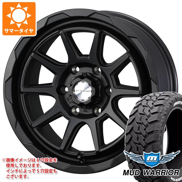 【タイヤ交換対象】T32エクストレイル用 サマータイヤ モンスタ マッドウォーリアー LT235/70R16 104/101Q ホワイトレター マッドヴァンス06 7.0-16 タイヤホイール4本セット