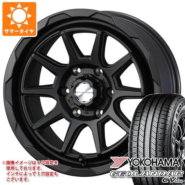 【タイヤ交換対象】サマータイヤ 225/70R16 103H ヨコハマ ジオランダー CV G058 マッドヴァンス06 7.0-16 タイヤホイール4本セット