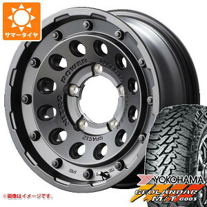 【タイヤ交換対象】ジムニーシエラ JB74W用 サマータイヤ ヨコハマ ジオランダー M/T G003 195/80R15 96S ナイトロパワー H12 ショットガン 6.0-15 タイヤホイール4本セット