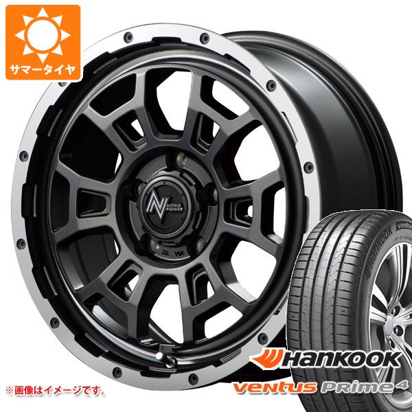 【タイヤ交換対象】サマータイヤ 215/65R16 102H XL ハンコック ベンタス プライム4 K135 K135A ナイトロパワー H6 スラッグ 7.0-16 タイヤホイール4本セット