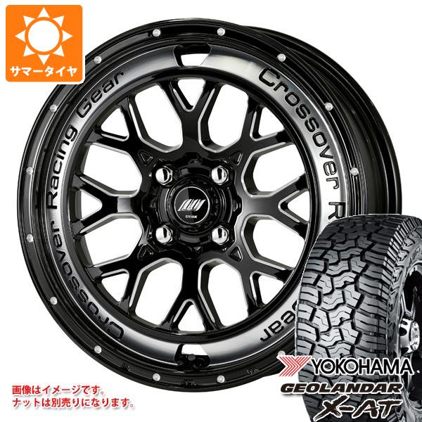 【タイヤ交換対象】サマータイヤ 155/65R14 78/75Q ヨコハマ ジオランダー X-AT G016 ブラックレター G016A ワーク クラッグ CKV 4.5-14 タイヤホイール4本セット