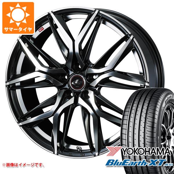 【タイヤ交換対象】サマータイヤ 215/60R17 96H ヨコハマ ブルーアースXT AE61 レオニス LM 7.0-17 タイヤホイール4本セット